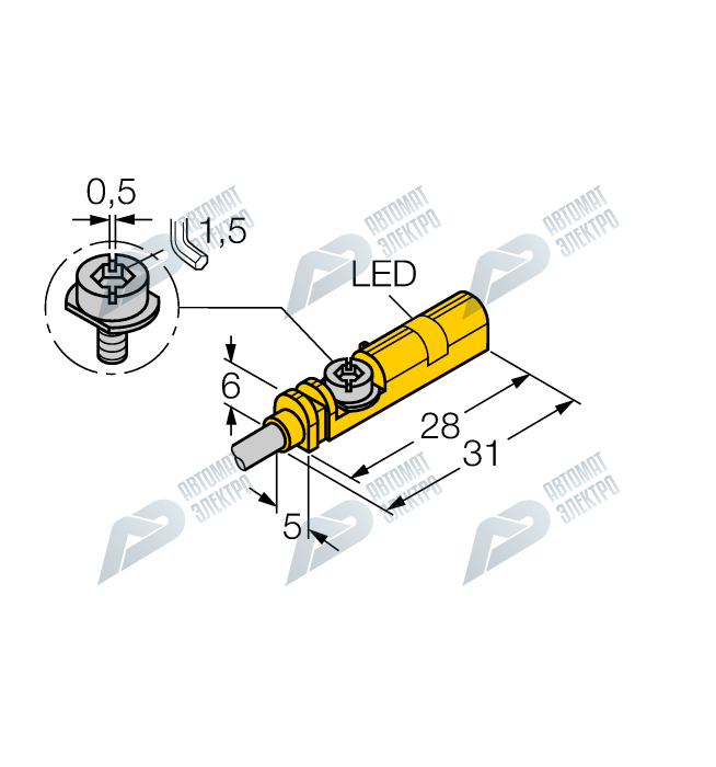 Магнитный датчик TURCK BIM-UNT-AP6X/S1139