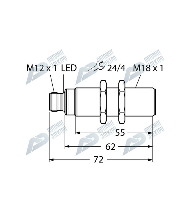 Ультразвуковой датчик TURCK RU50U-S18-LI8X-H1141