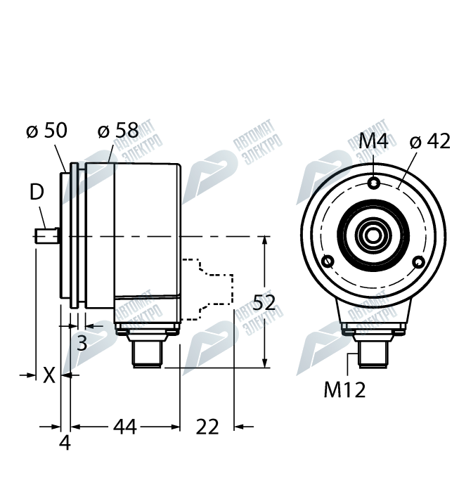 Энкодер TURCK RS-24S10S-3C13B-H1181