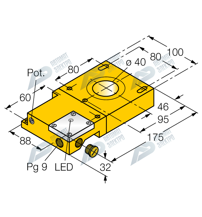Кольцевой датчик TURCK NI40R-S32SR-VP44X