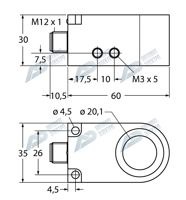 Кольцевой датчик TURCK BI20R-W30-DAN6X-H1141