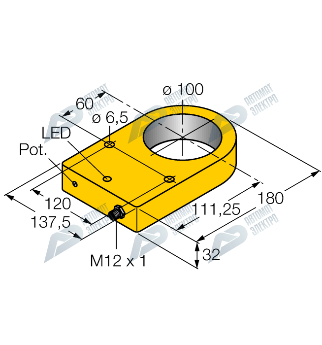 Кольцевой датчик TURCK NI100R-S32XL-VP44X-H1141