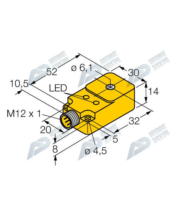 Кольцевой датчик TURCK BI6R-Q14-AP6X2-H1141