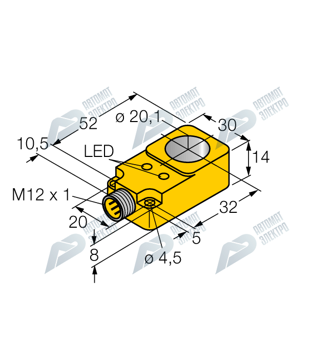 Кольцевой датчик TURCK BI20R-Q14-AP6X2-H1141