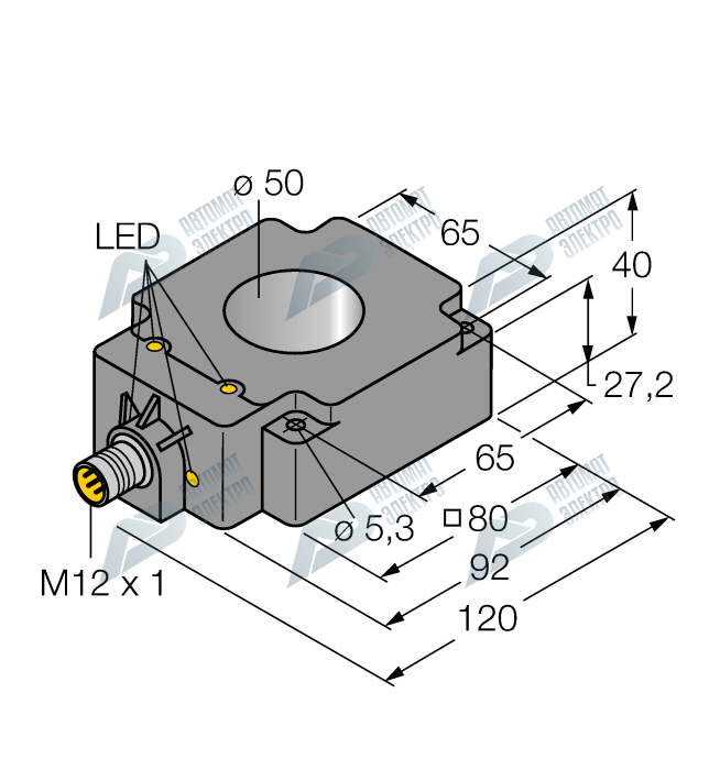 Кольцевой датчик TURCK BI50R-Q80-AP6X2-H1141