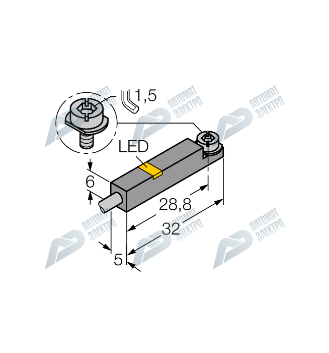 Магнитный датчик TURCK BIM-INT-Y1X