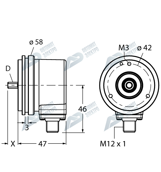 Энкодер TURCK RI-10S6S-2B5000-H1181