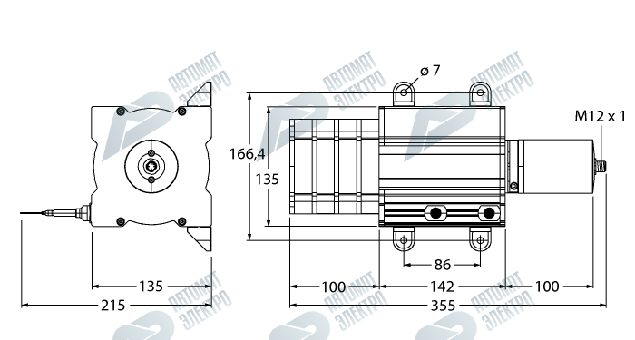 Тросиковый энкодер TURCK DW40000-135-PA-H1441
