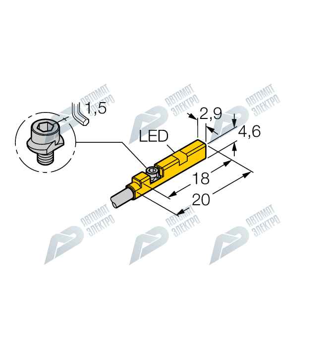 Магнитный датчик TURCK BIM-UNR-AP6X 7M