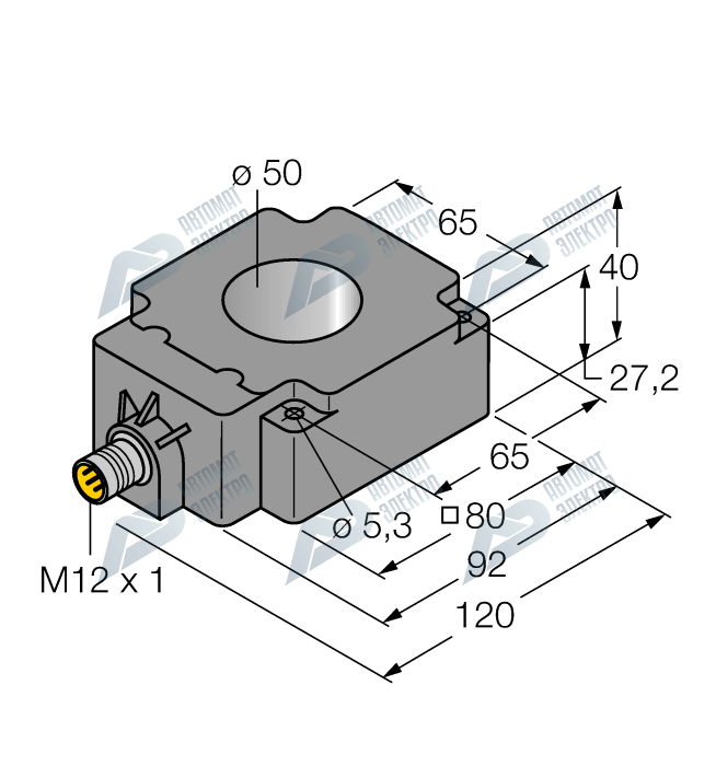 Кольцевой датчик TURCK BI50R-Q80-2LU-H1141/S950