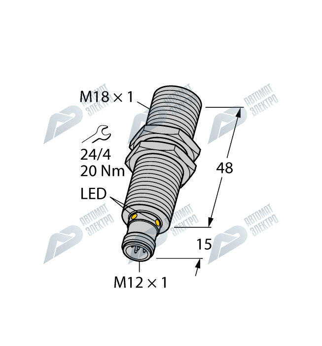 Ультразвуковой датчик TURCK RU40U-M18M-AP8X2-H1151
