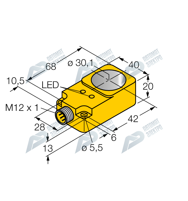 Кольцевой датчик TURCK BI30R-Q20-AP6X2-H1141