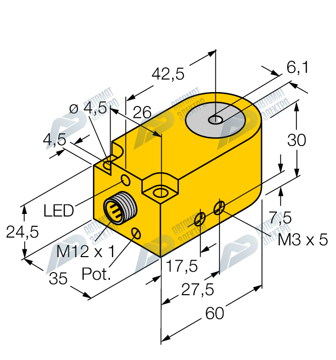 Кольцевой датчик TURCK BI6R-W30-DAN6X-H1141