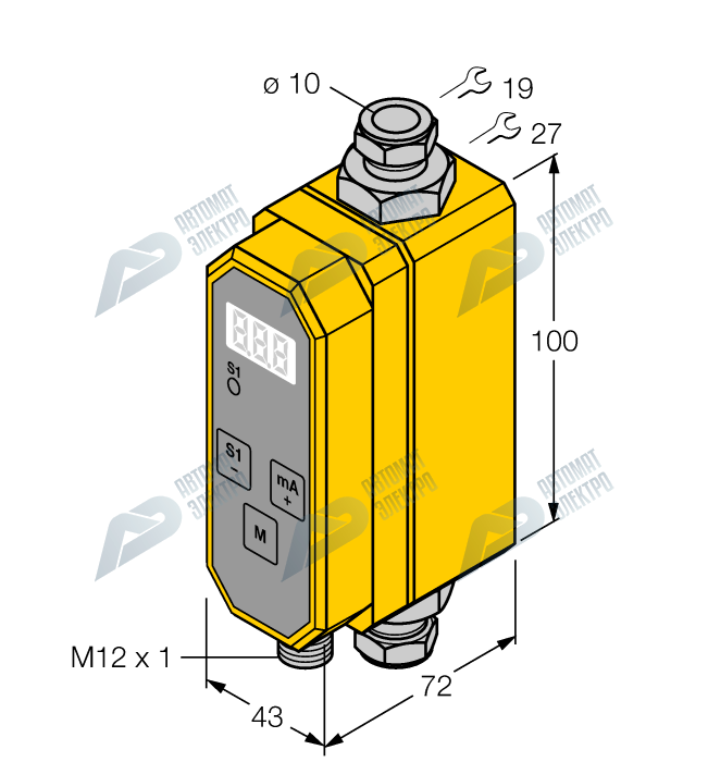 Расходомер TURCK FTCI-10D10A4P-LI-UP8X-H1141