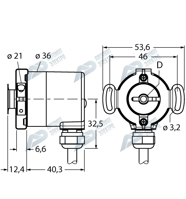 Энкодер TURCK RS-07H6E-8B12B-C 1M