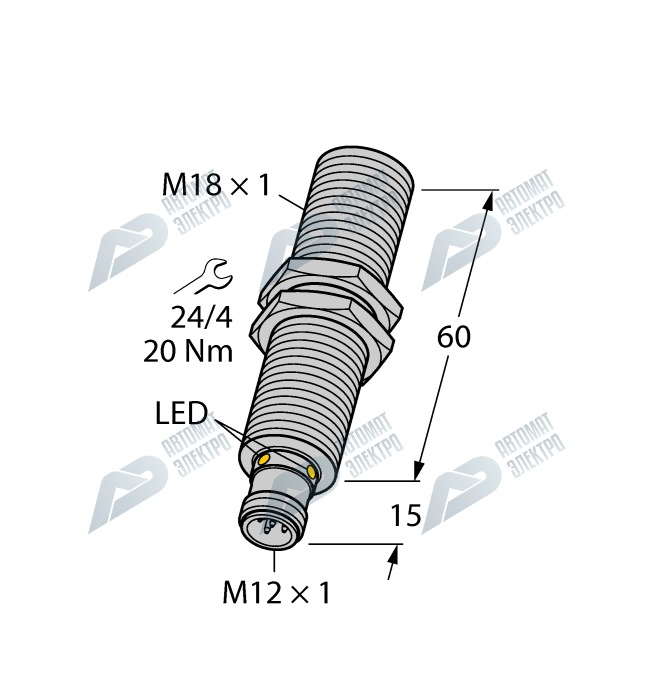 Ультразвуковой датчик TURCK RU130U-M18E-LI8X2-H1151