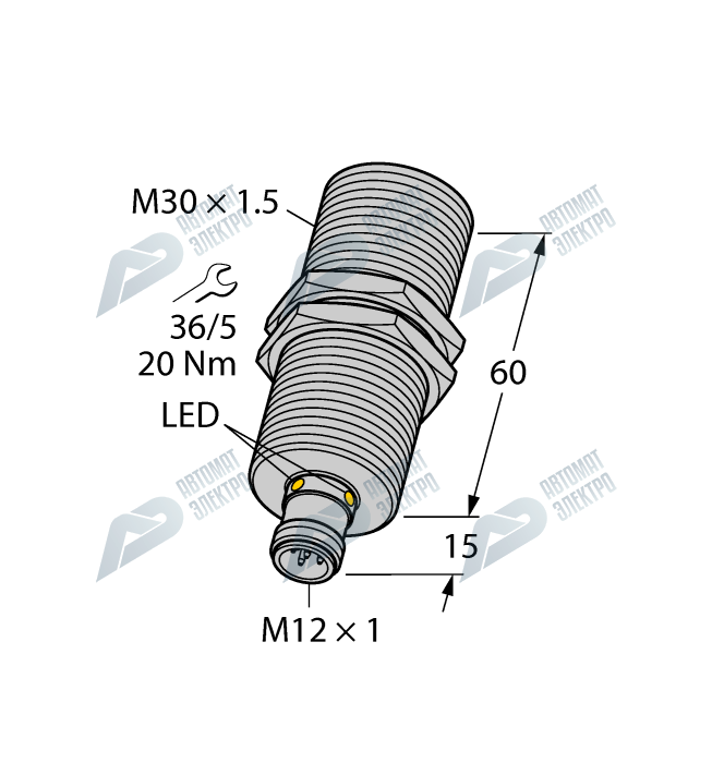 Ультразвуковой датчик TURCK RU300U-M30E-LU8X2-H1151