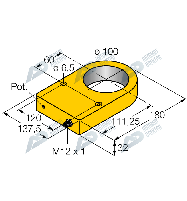 Кольцевой датчик TURCK NI100R-S32XL-2LU-H1141/S950