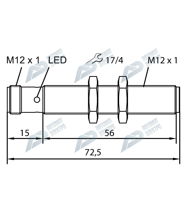Ультразвуковой датчик TURCK RU20U-M12-AP6X2-H1141