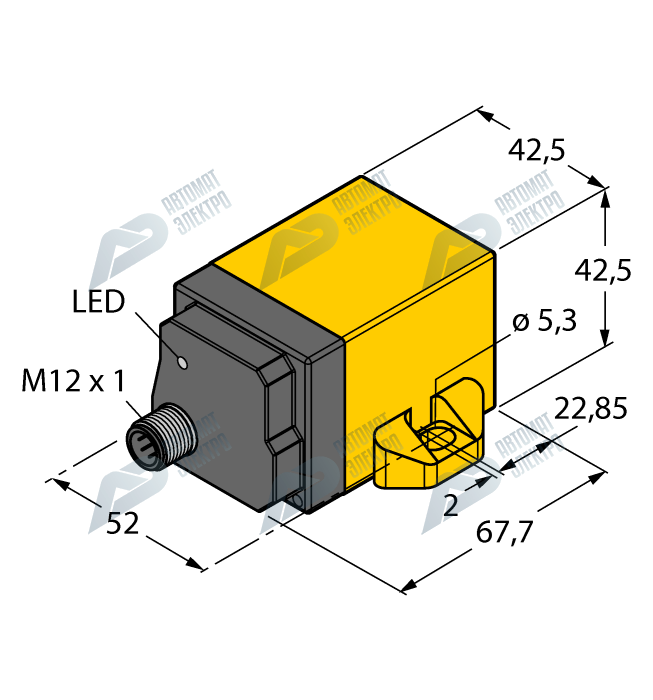 Инклинометр TURCK B2N360-Q42-E2LIUPN8X2-H1181/S97